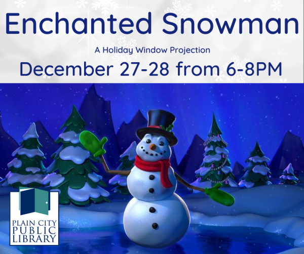 Image for event: Enchanted Snowman: A Holiday Window Projection