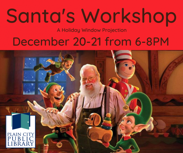 Image for event: Santa's Workshop: A Holiday Window Projection