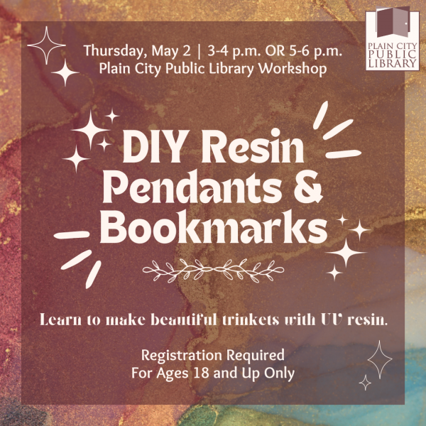 Image for event: DIY Resin Pendants and Bookmarks