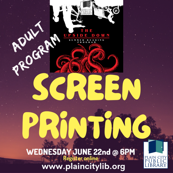 Image for event: Upside Down Screen Printing